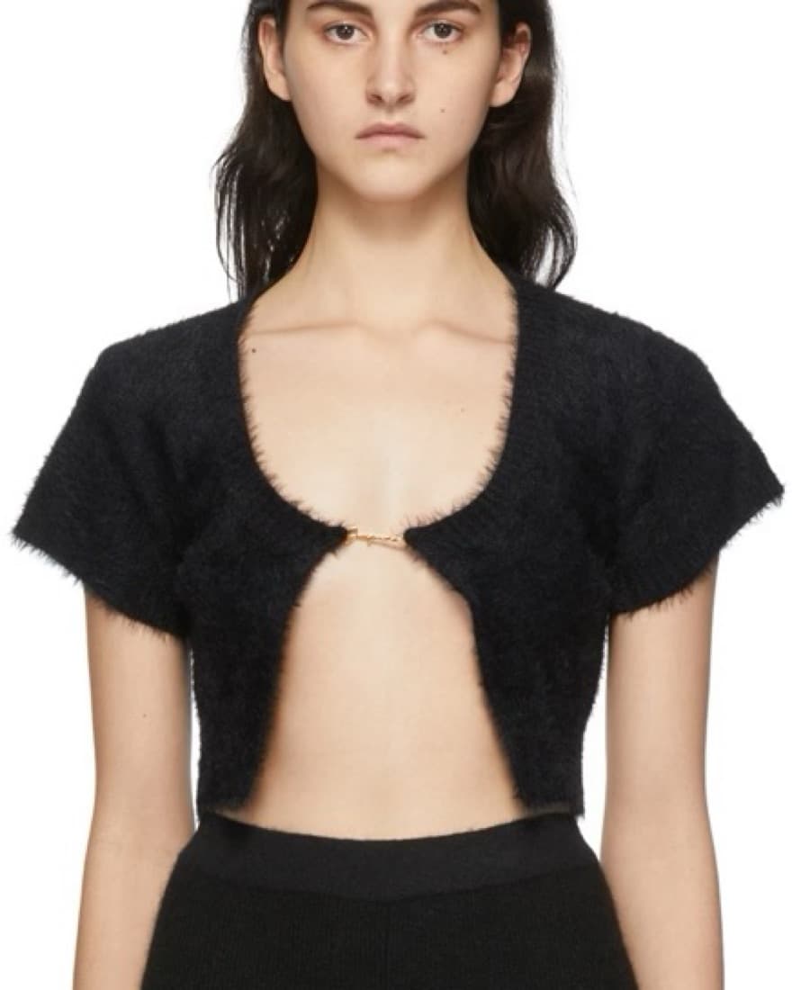 Jacquemus La Maille Neve Cropped Cardi - Image 2