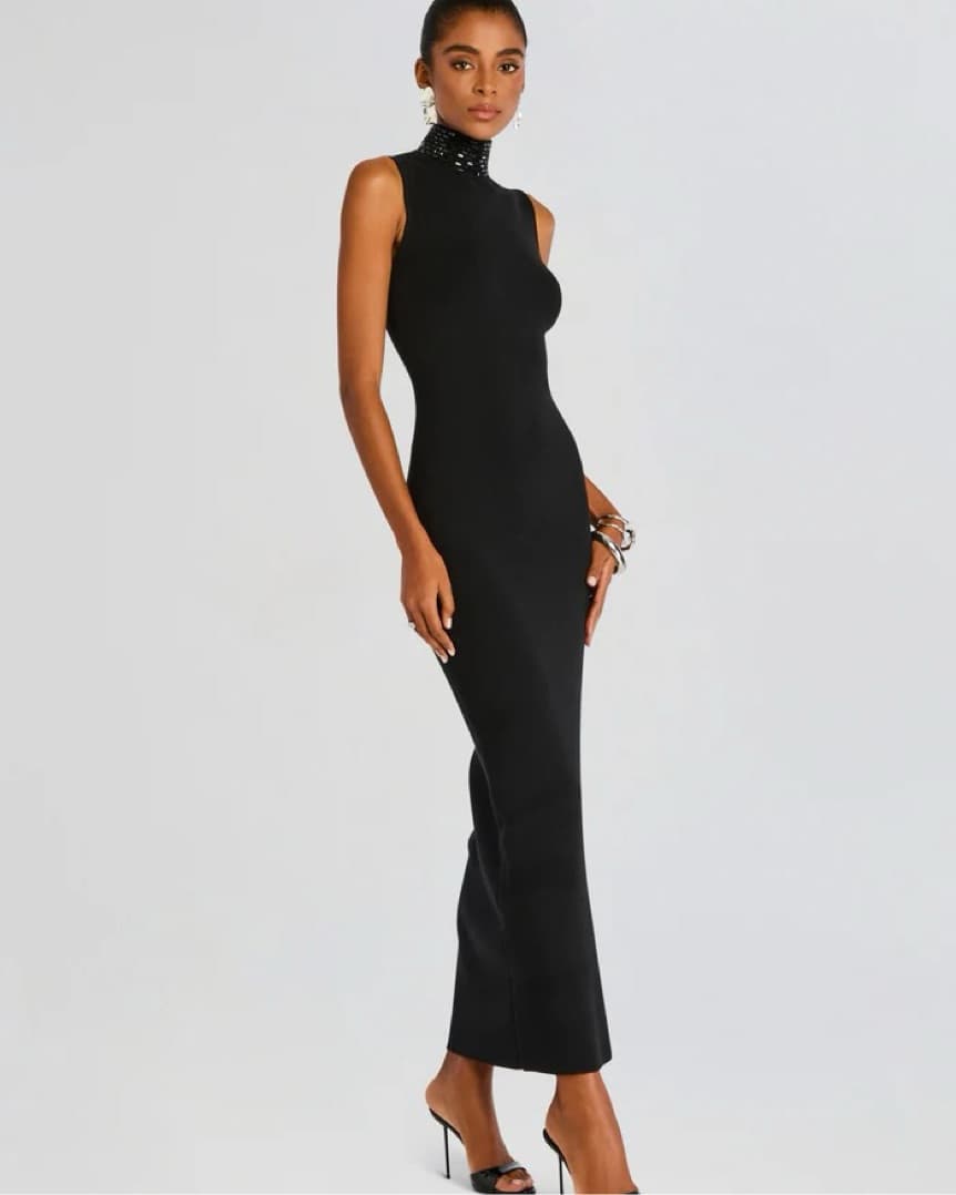 Envy Embellished Knit Dress - Image 3