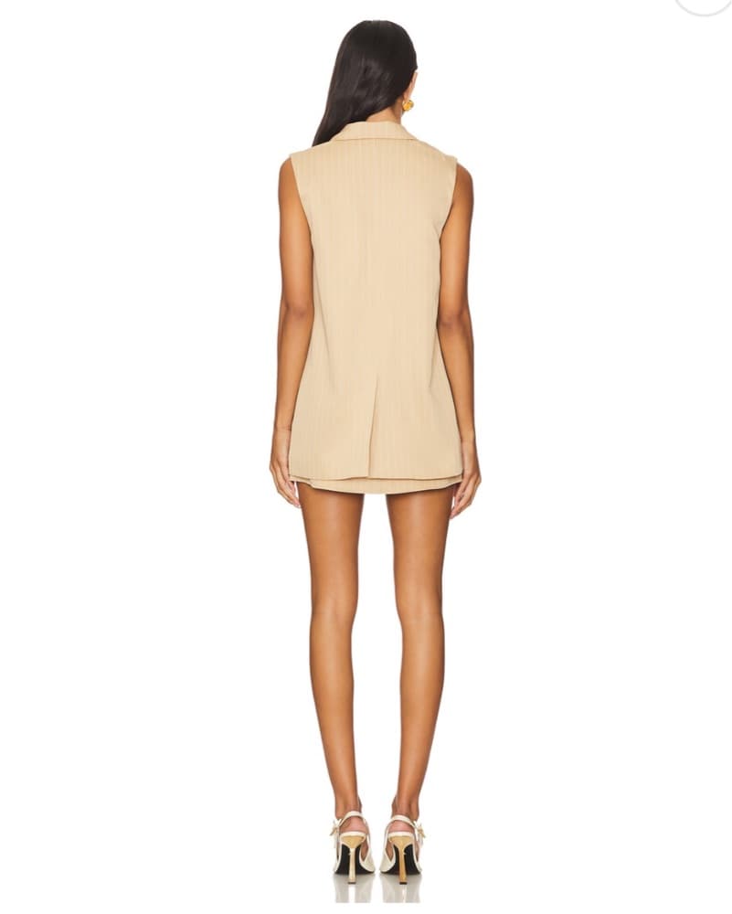 Zoe Skirt Set In Tan - Image 3