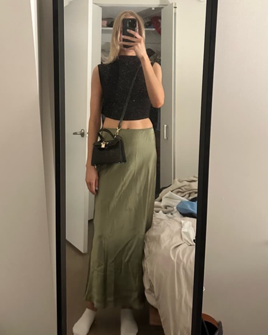 Reformation Layla Silk Skirt  - Image 2