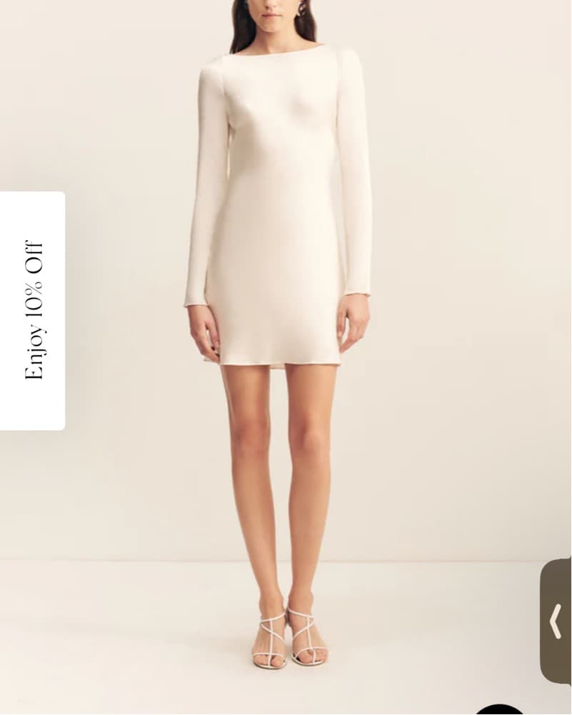 Shona Joy Black Mini Dress - Image 4