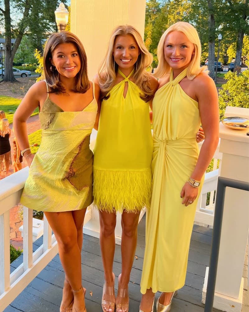Cinq a Sept Barb Feathered Dress in Lime - Image 2