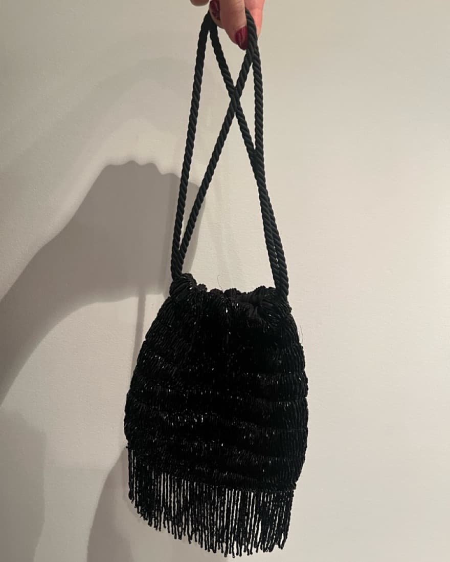 Beaded Fringe Handbag - Image 2
