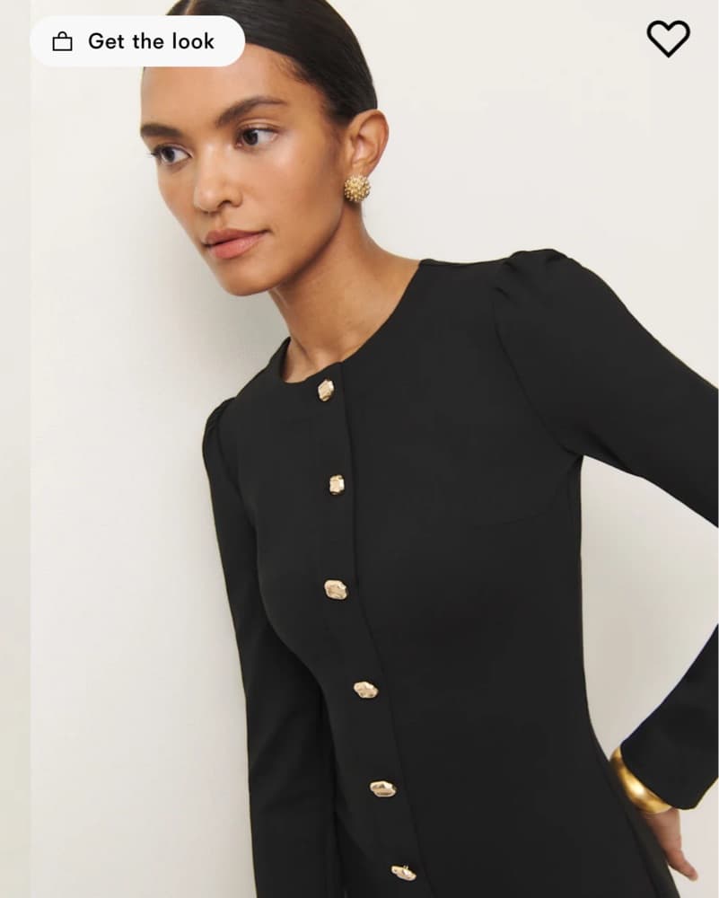 Reformation black dress - Image 2