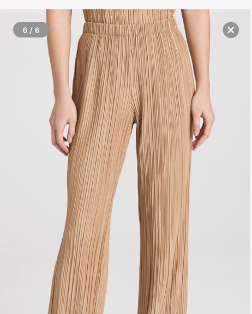 Anine Bing Billie Pants In Cream - Image 5