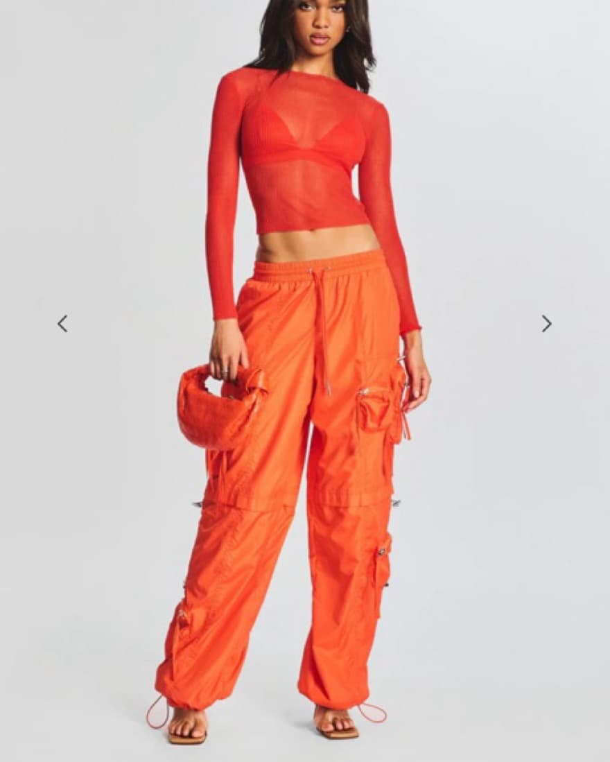 Seroya Orange Cargos - Image 1