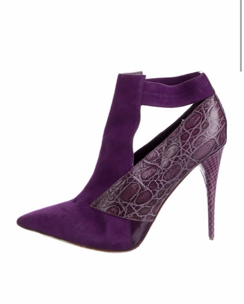 Purple Chloe Booties - Image 1
