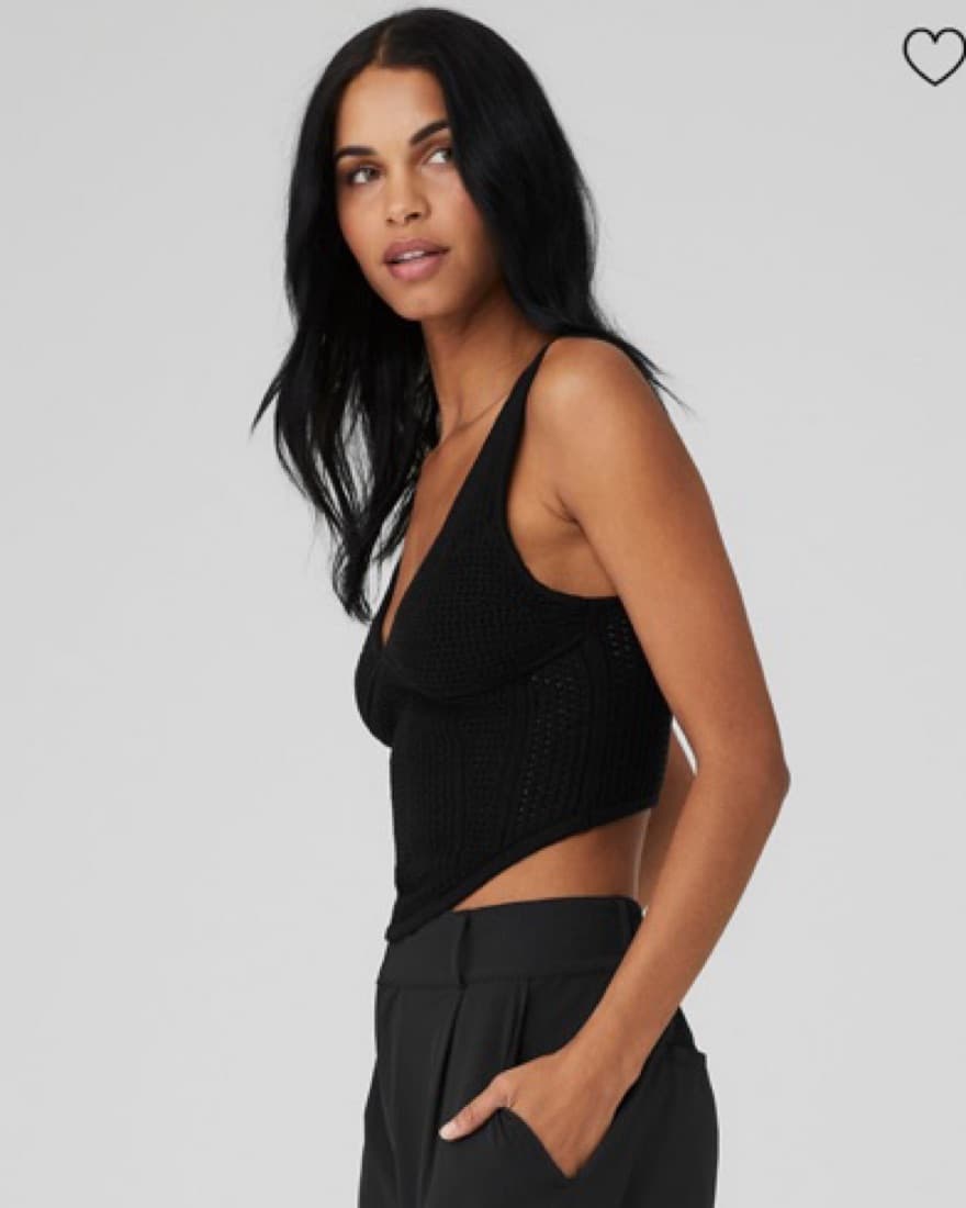 Alo Yoga Corset Knit Top Tank - Image 4