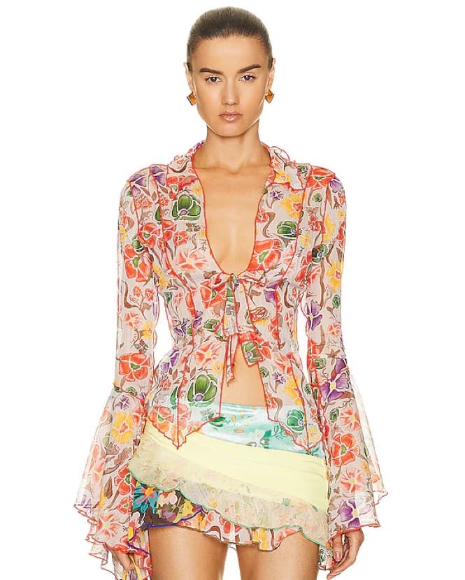 Siedres Zee Long Sleeve Top - Image 1