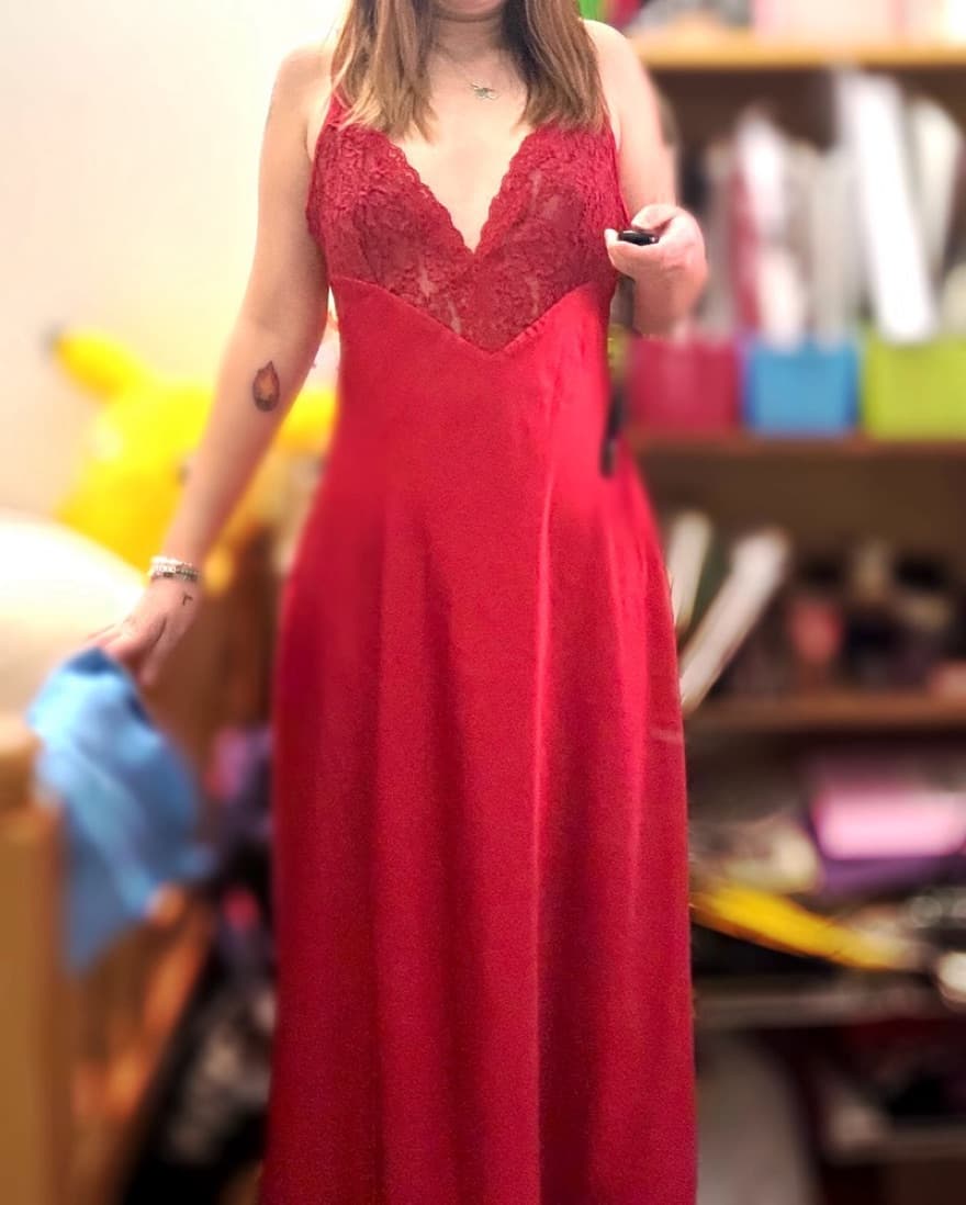 Vintage Victoria Secret Gown Slip Dress  - Image 2