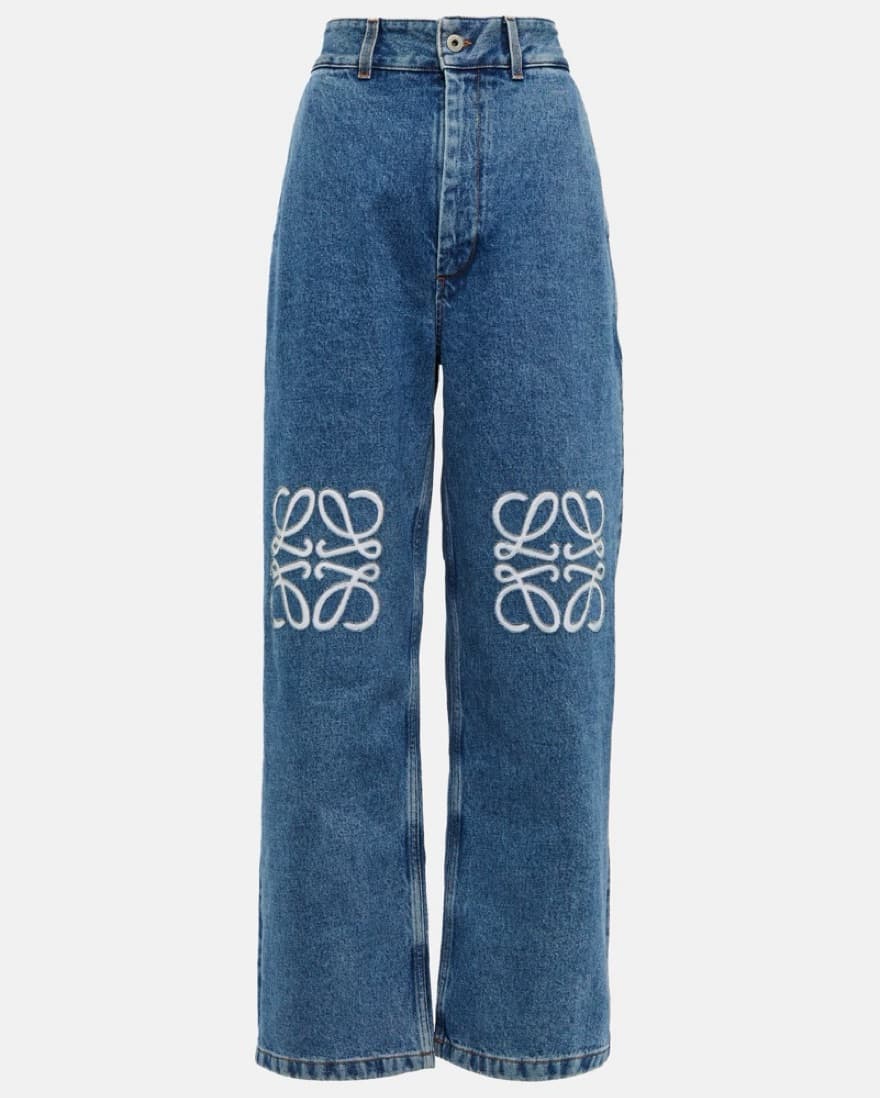 Loewe Anagram High-rise Wide-leg Jeans - Image 2