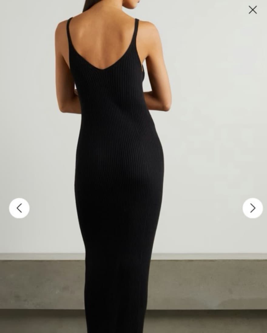Loulou Studio Rib Silk Blend Midi Dress - Image 2