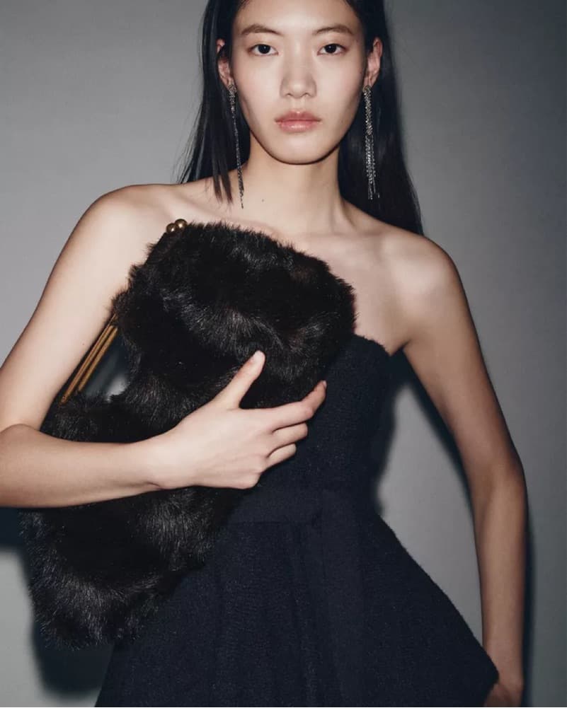 Faux Fur Clutch  - Image 4