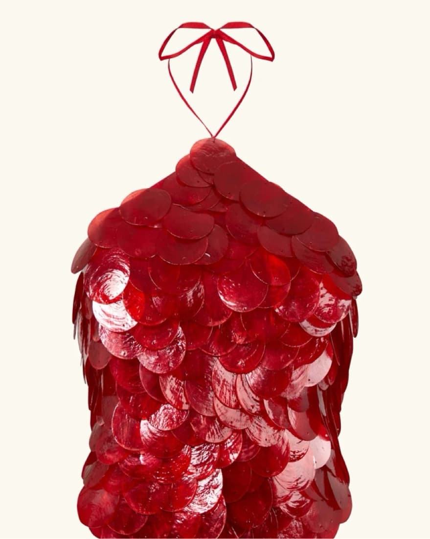 Idah Red Mother Of Pearl Top + Skirt  - Image 5