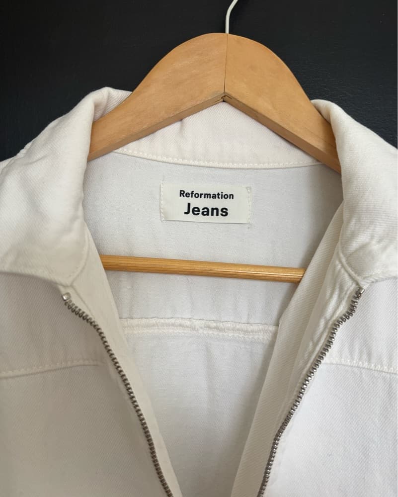 Reformation White Jumpsuit  - Image 3