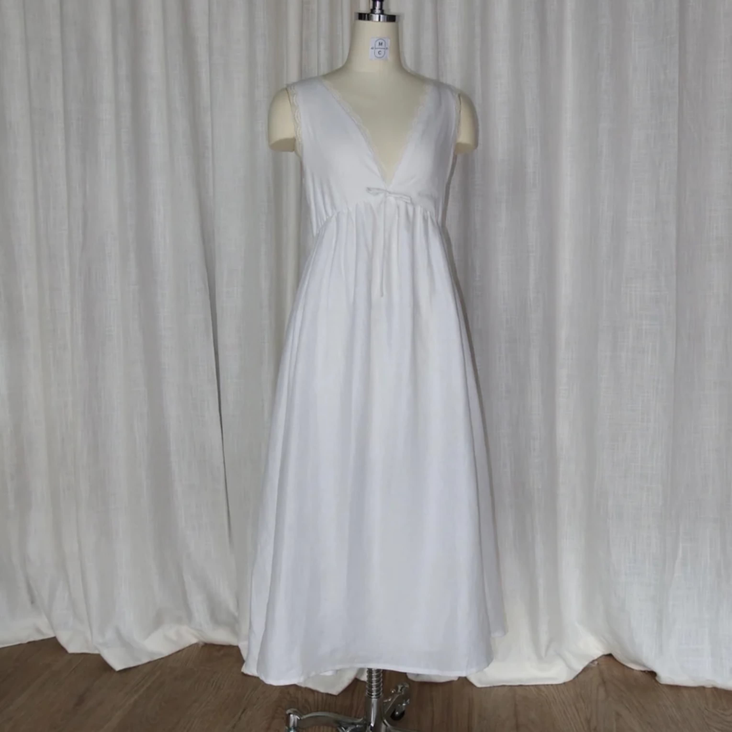 Murlong Cres Cottage Core Linen Dress - Image 4