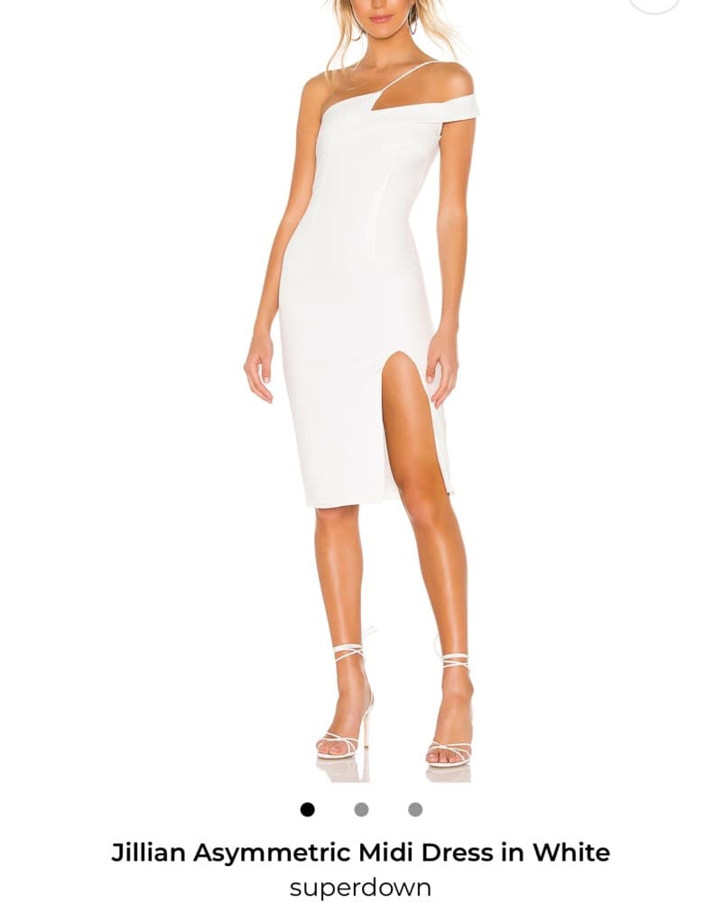 White Midi Dress - Image 1