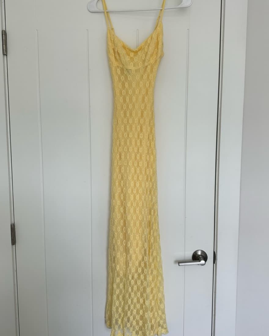 Bardot Canary Dress - Image 4