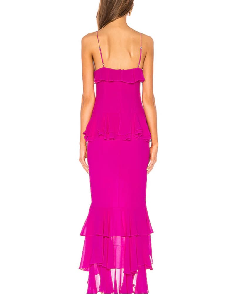 MELISSA GOWN IN MAGENTA - Image 3