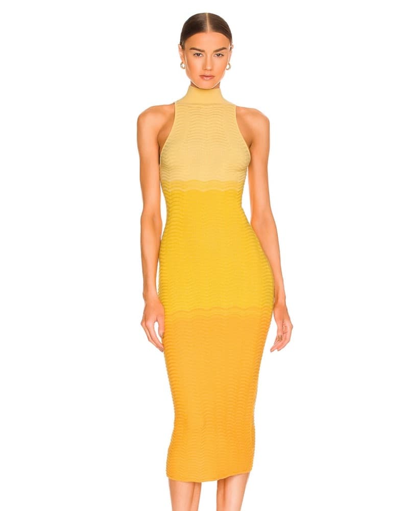 Camila Coelho Yellow Ombre Dress  - Image 1