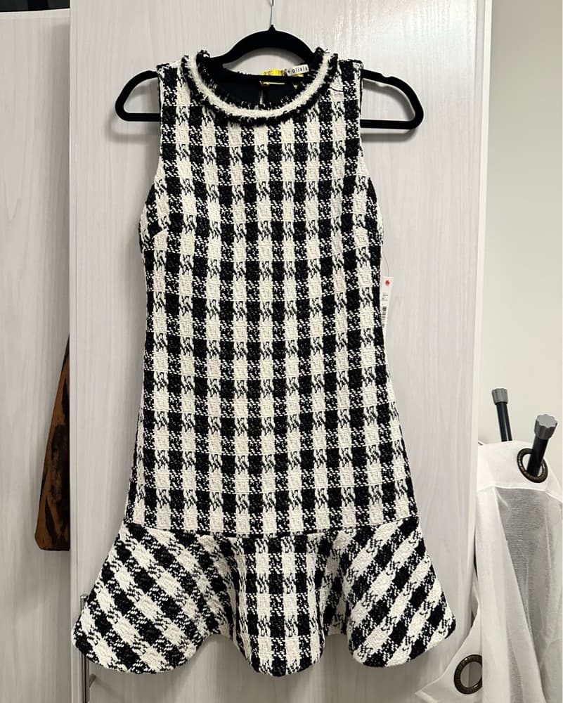 Alice + Olivia Houndstooth Dress - Image 3