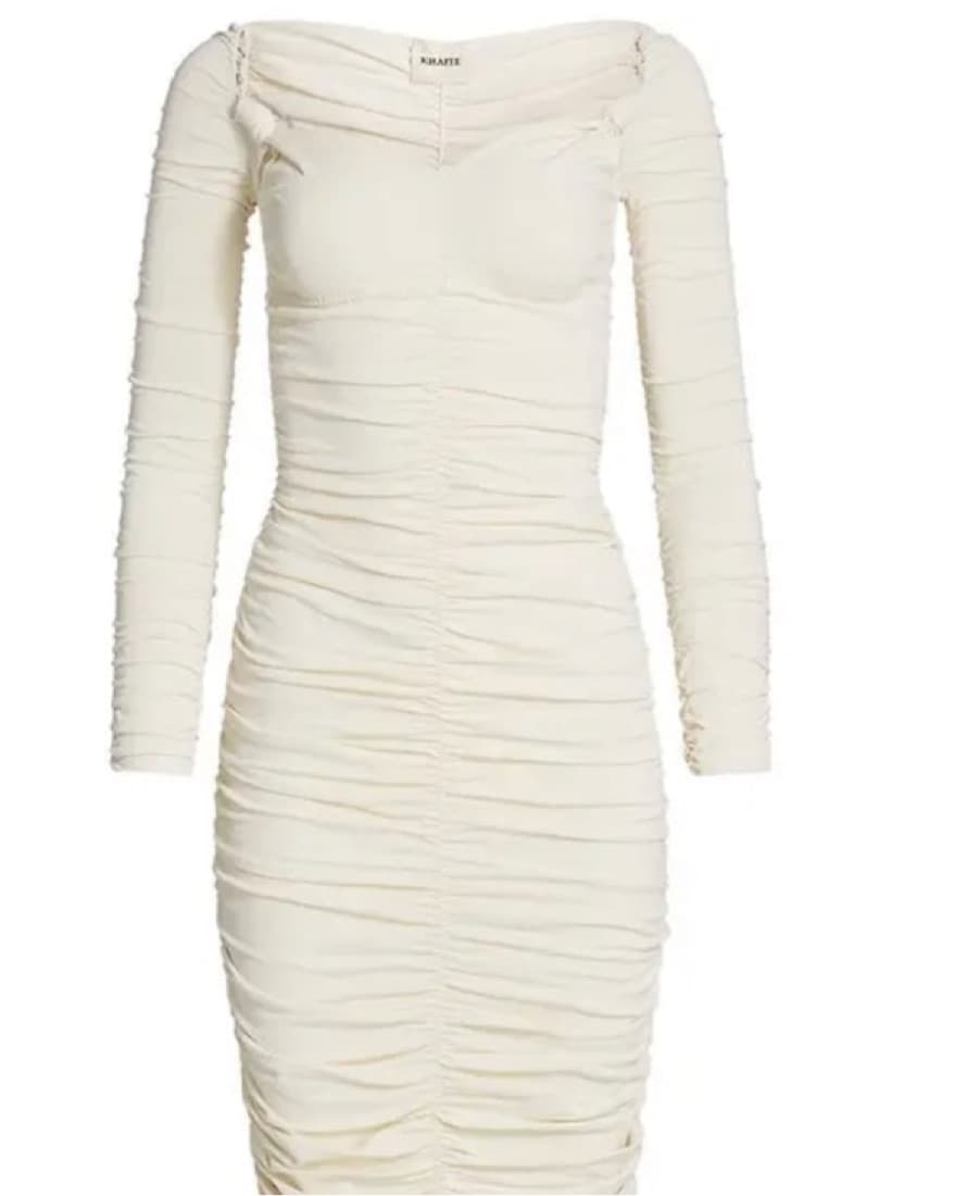 KHAITE Chermaine Ruched Dress - Image 3