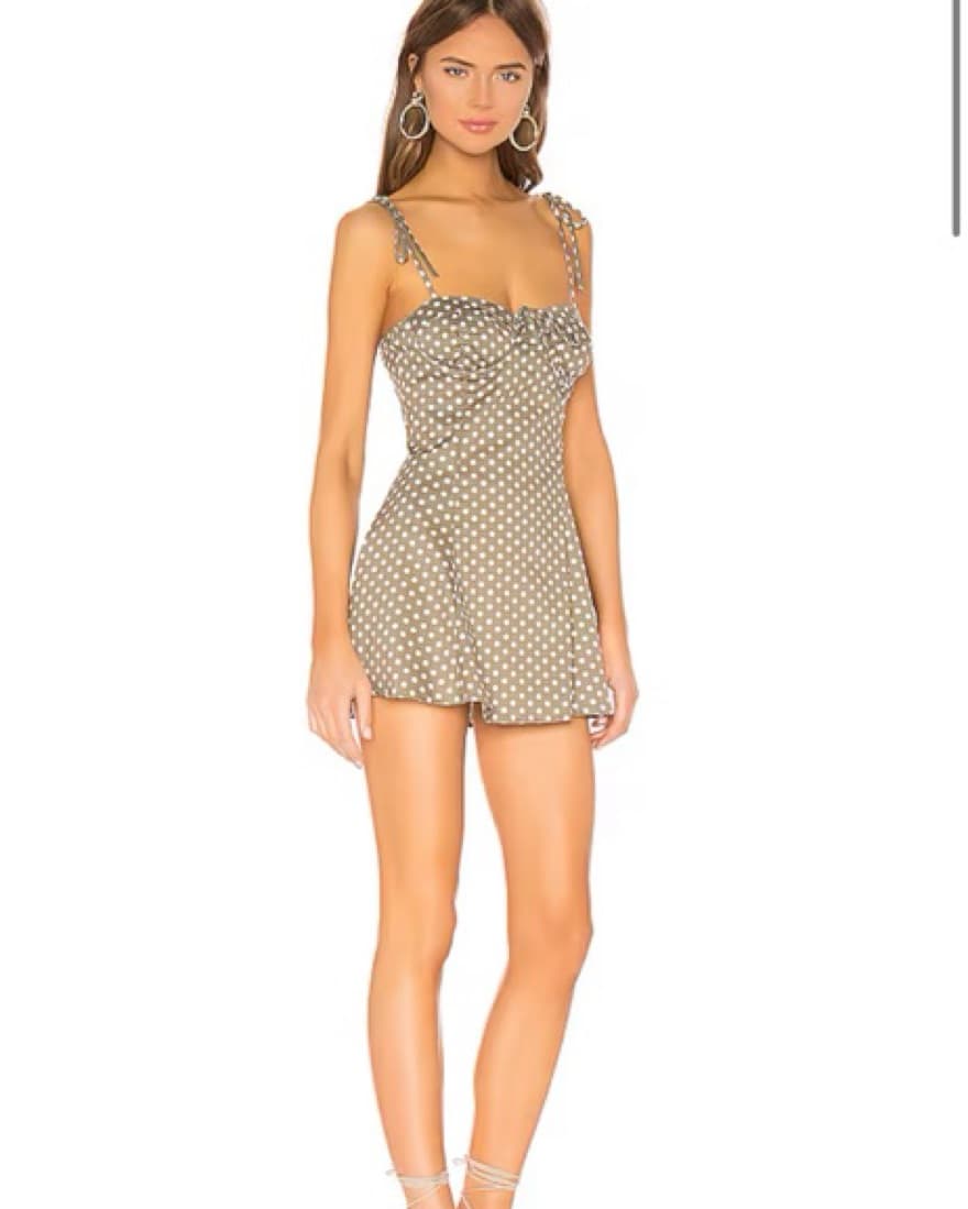 Majorelle Tahoe Green Polka Dot Dress - Image 2