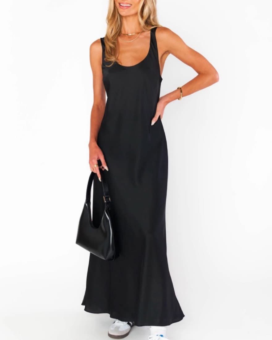 Revolve Black Dress - Image 3