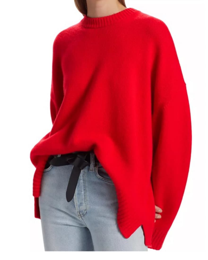 A.L.C. Cashmere/Wool Ayden Red Sweater - Image 5
