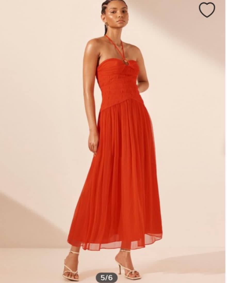 Red Neck Tie Dress - Image 1