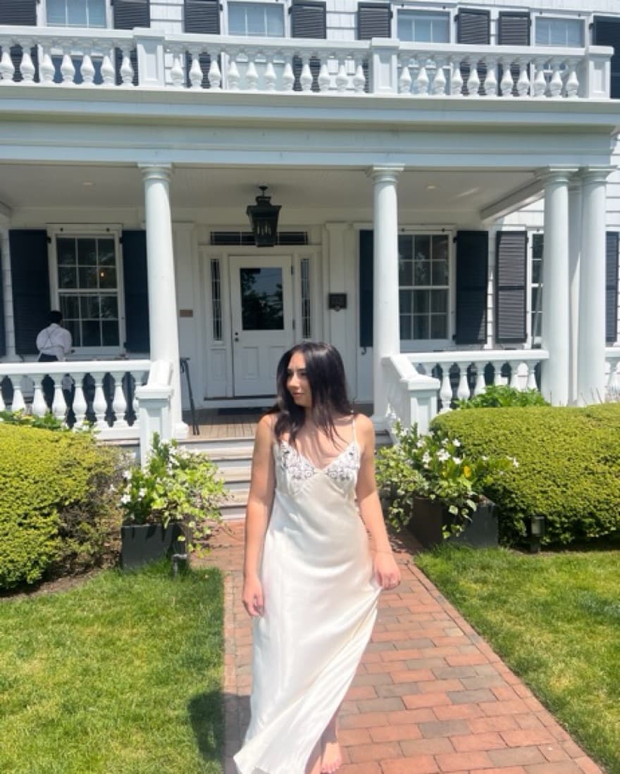 White Vintage Dress - Image 1