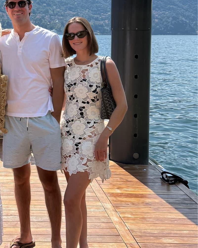 Elegant Lace Midi Dress - Image 1