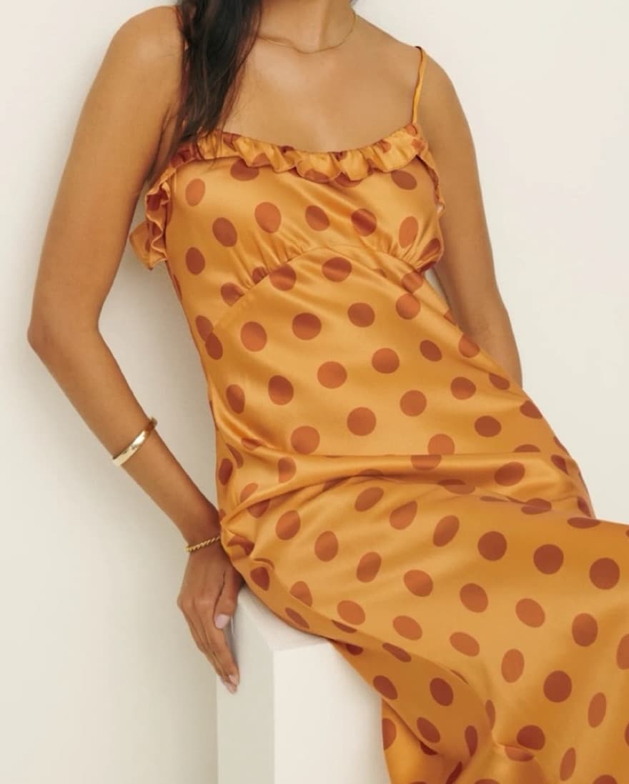 Reformation Polka Dot Dress - Image 2