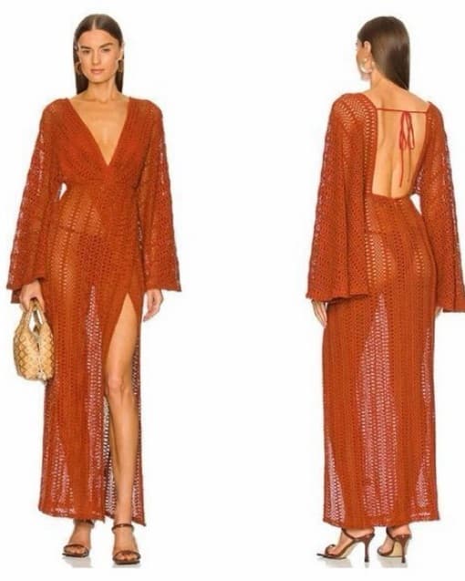 Michael Costello Revolve Maxi Coverup - Image 4
