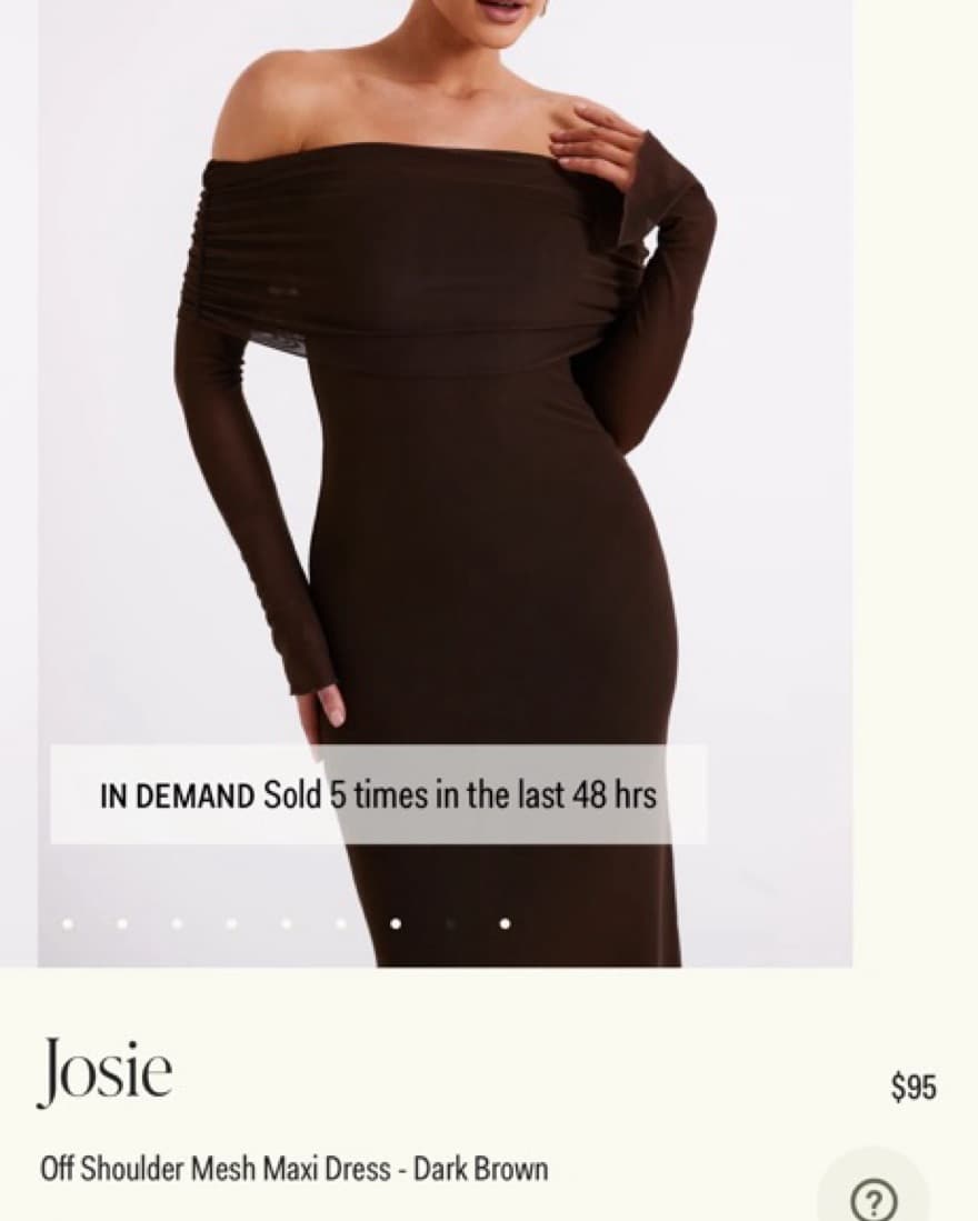 Meshki Josie Off The Shoulder Dress - Image 1