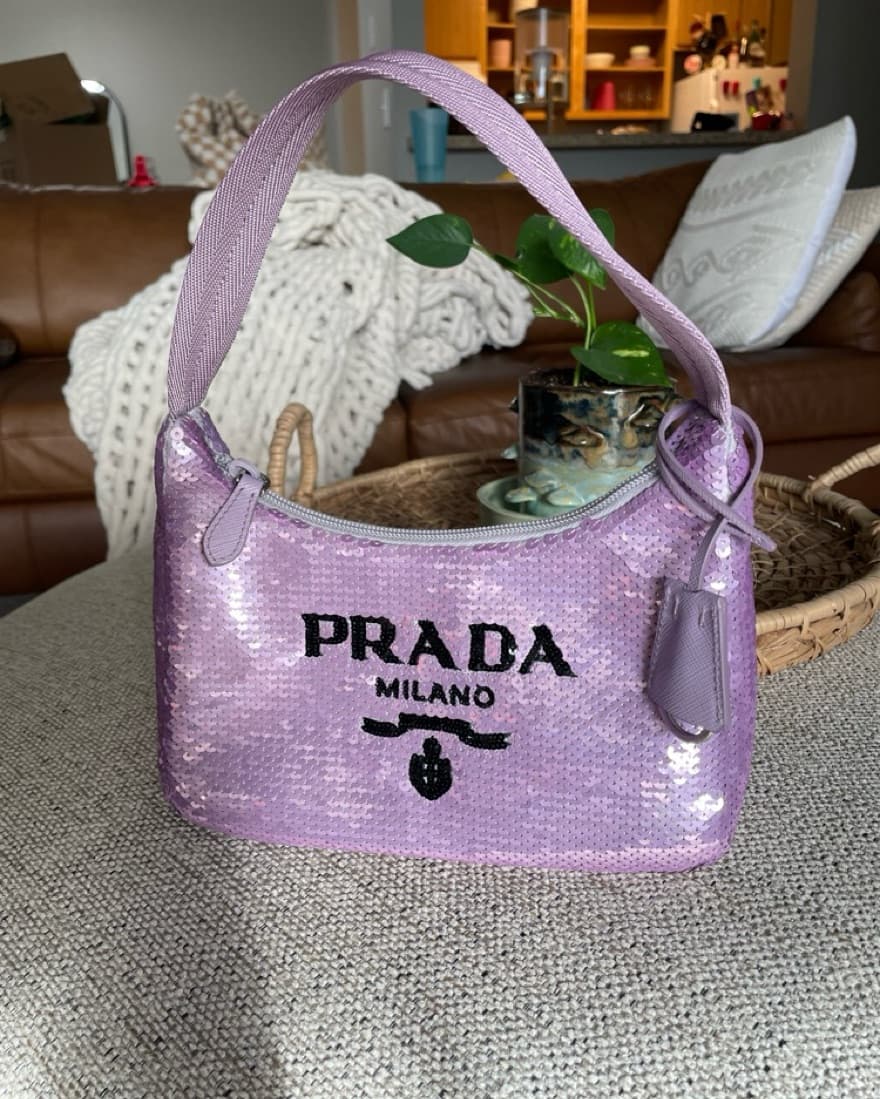 Prada Sequin Purse - Image 1