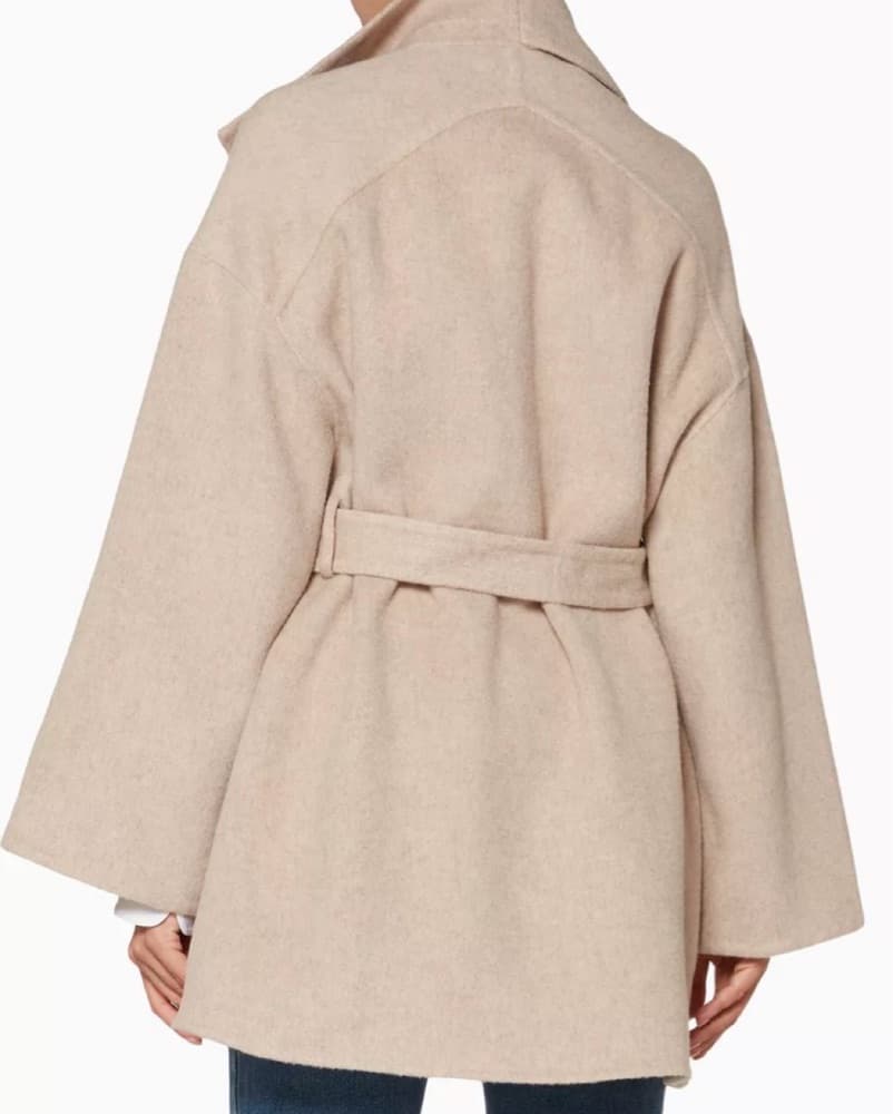 VINCE Wool Blend Wrap Coat - Image 2