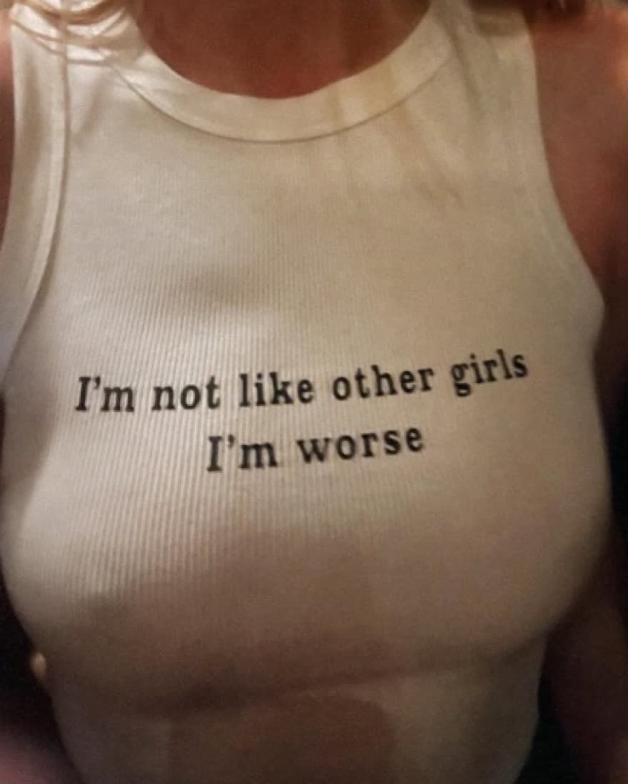 “Im Not Like Other Girls Im Worse” Tank - Image 2