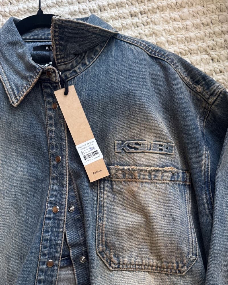 Ksubi Oversized LS Shirt Dune - Image 4