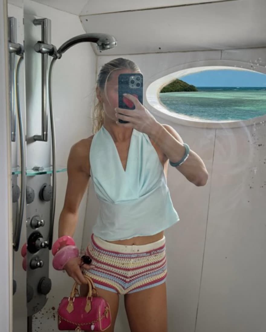 Pepper Mayo Micro Knit Shorts - Image 1