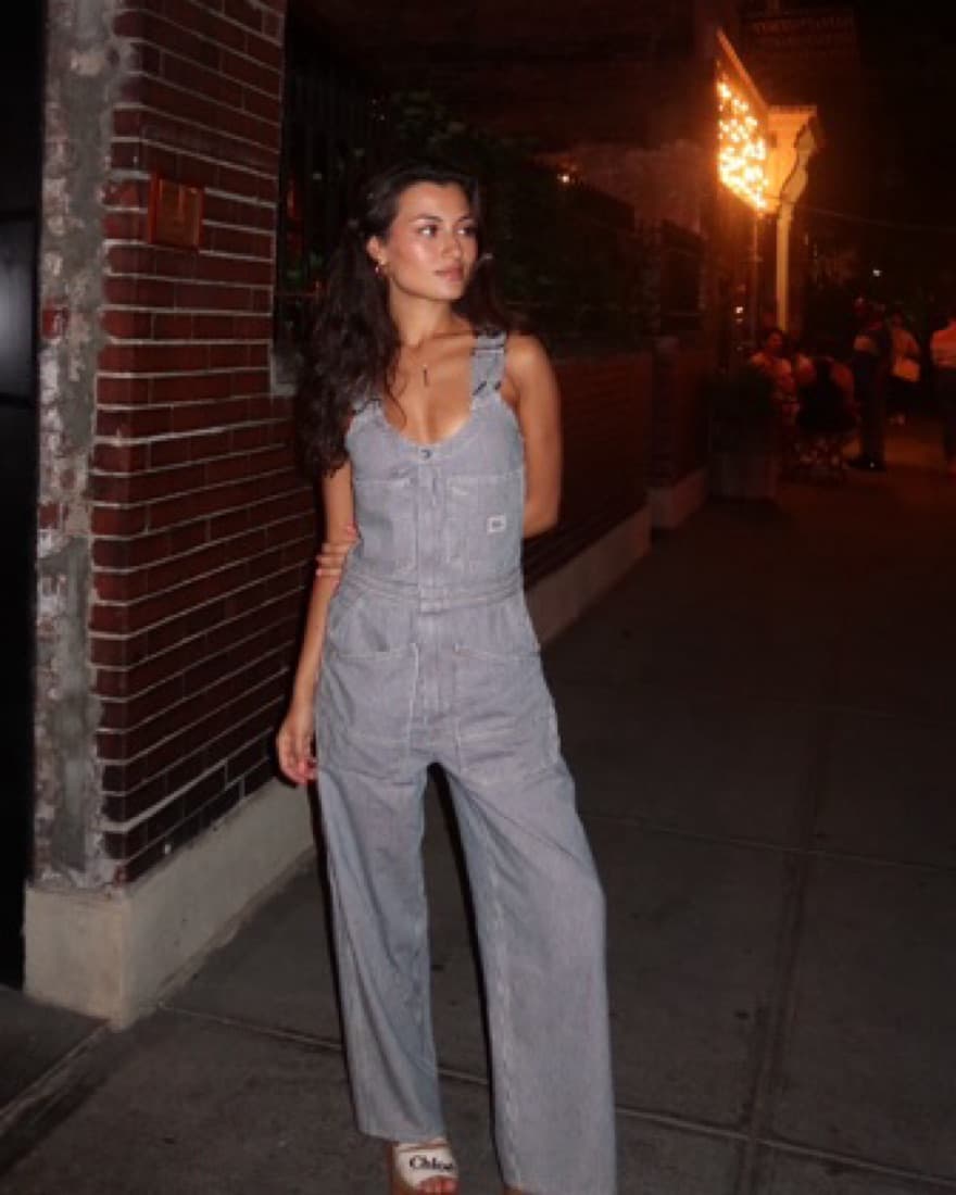 Indigo Hickory-Stripe Twill Overall - Image 2