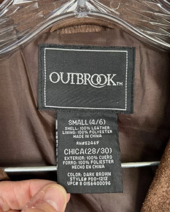Brown Suede Belted Jacket - Image 3