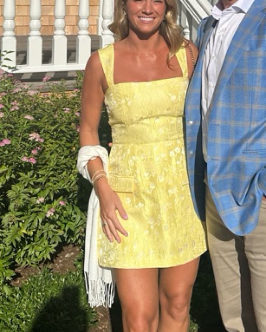 Amanda Uprichard Yellow Romper Dress - Image 5