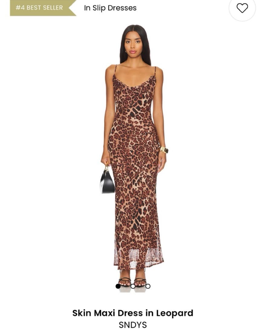 Maxi leopard Print Dress - Image 1