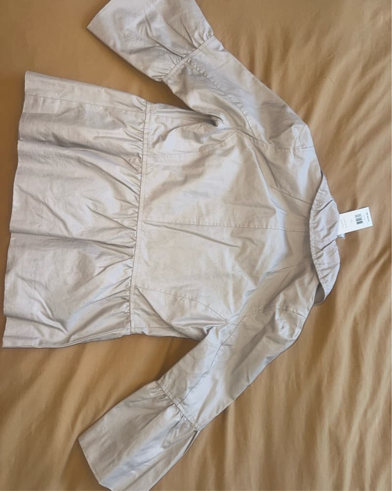French Connection Ruffled Trench Coat - Image 2