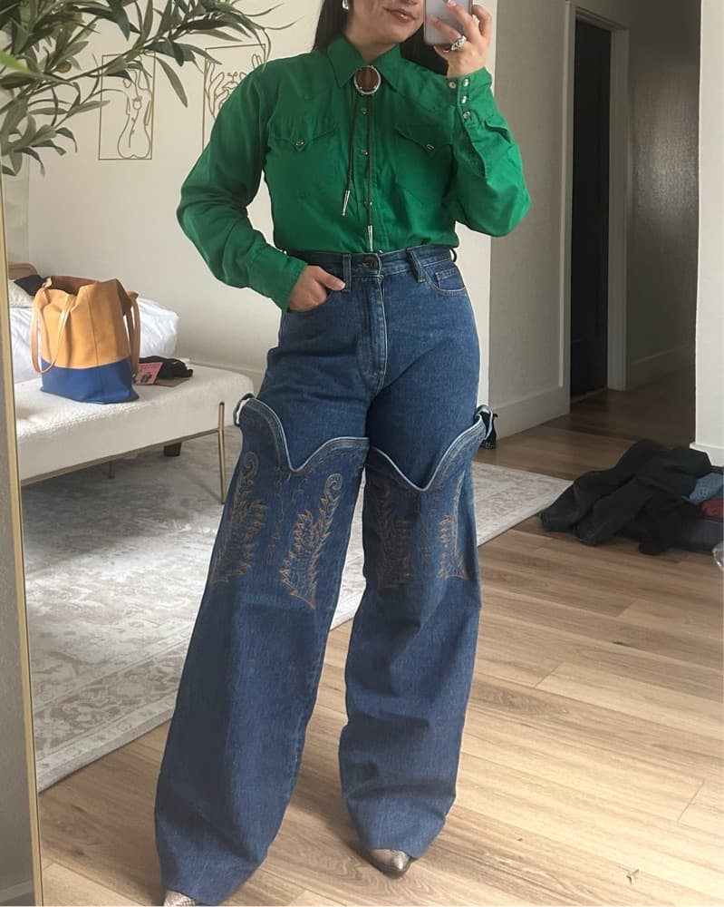Y/Project High Cuff Jeans - Image 5