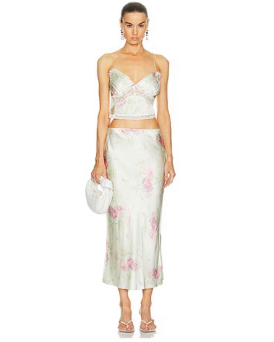 Love Shack Fancy Set In Peachy Sage  - Image 1