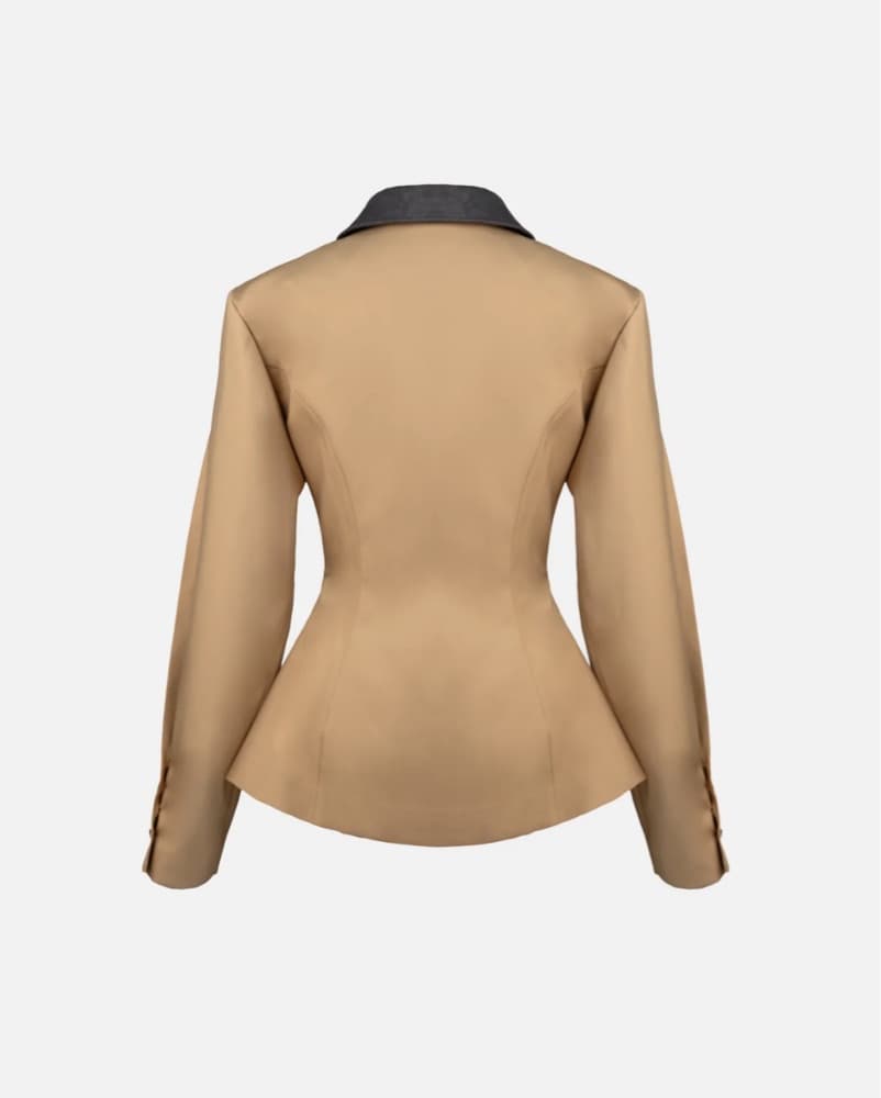 Yellow The Label  Tailored Waist Jacket - Image 4
