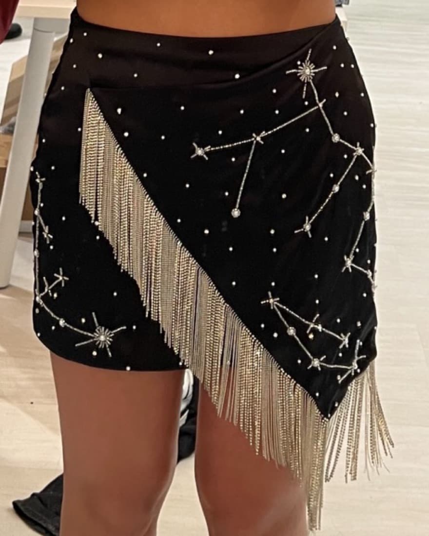 Retrofete Embellished Skirt - Image 1