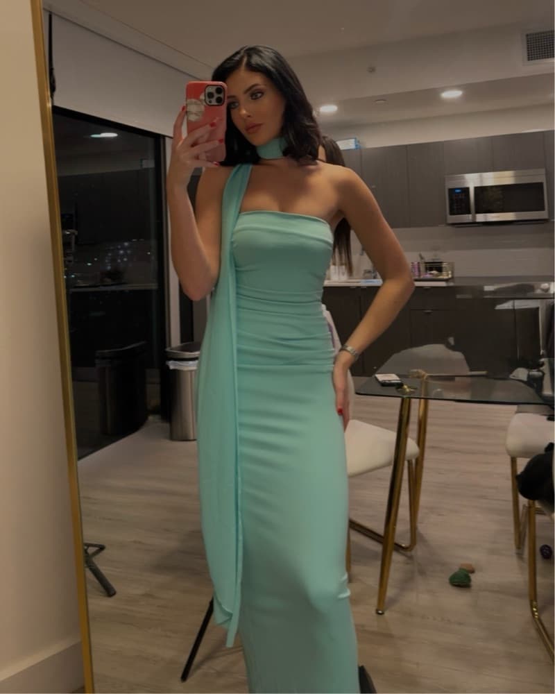 Pepper Mayo Blue Long Dress - Image 1